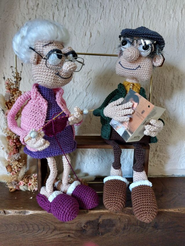 Photo d'ambiance : plusieurs amigurumis ensemble